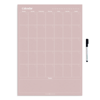 Peel & Stick Wall Planner reusable A2 monthly calendar with notes and chalk marker