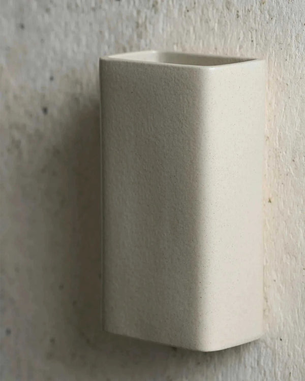 Robert Gordon Box ceramic wall light, shale | Norsu Interiors