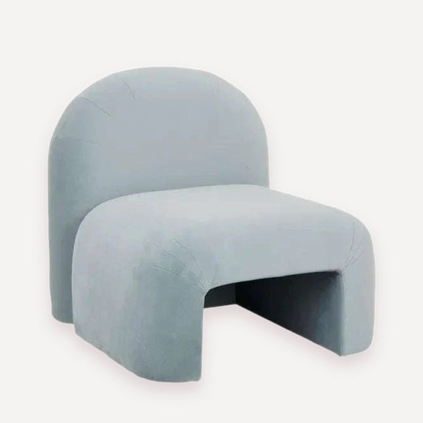 GlobeWest Alva Occasional Chair - Celeste Velvet