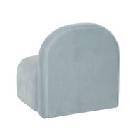 GlobeWest Alva Occasional Chair - Celeste Velvet