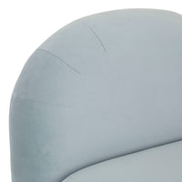 GlobeWest Alva Occasional Chair - Celeste Velvet