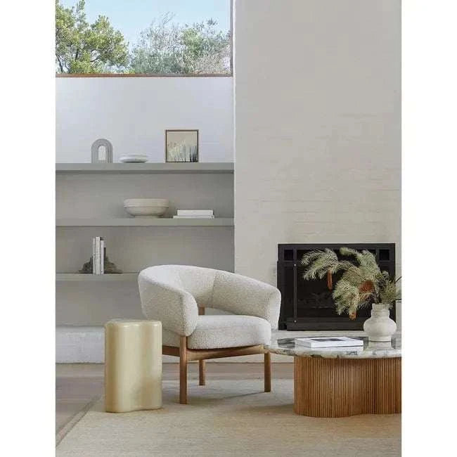 Globe West Occasional Chairs GlobeWest Jenson Occasional Chair - Moon Rock - Natural Ash