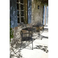 Globe West Dining Chairs Globe West Pier Breeze Dining Arm Chair, Black