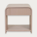 GlobeWest Chloe Channel Bedside - Chai