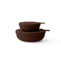 Styleware Nesting Bowl 2-Piece Set in Cocoa