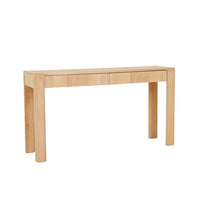 GlobeWest Willa Console - Satin Oak