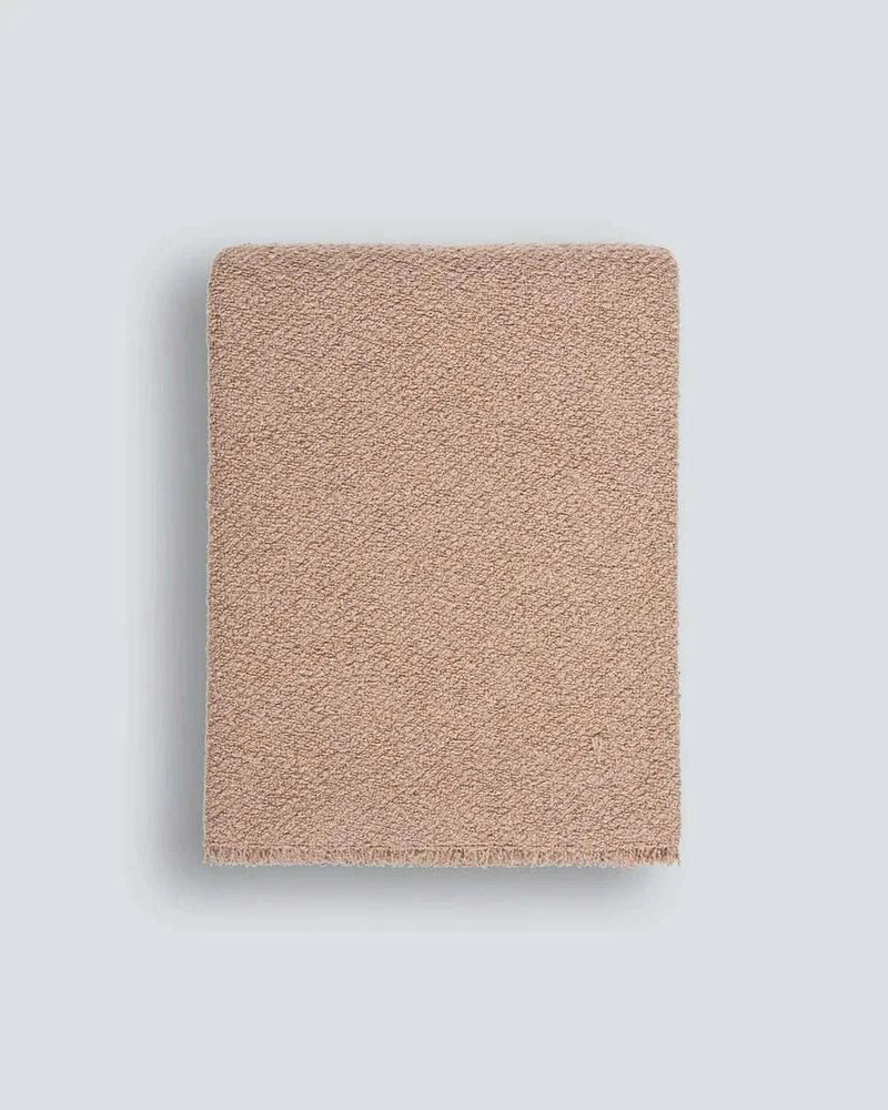 Baya Blankets & Throws Baya Cromwell Throw Blanket - Blush