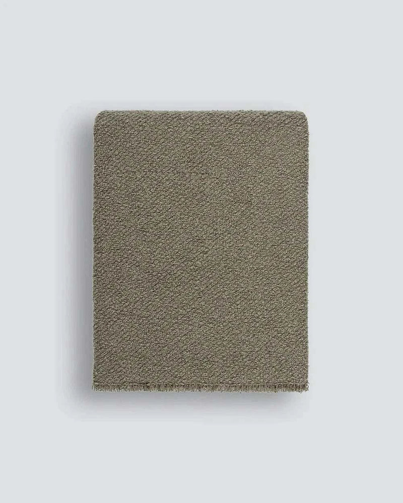 Baya Blankets & Throws Baya Cromwell Throw Blanket - Olive