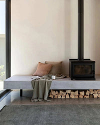 Baya Blankets & Throws Baya Cromwell Throw Blanket - Olive