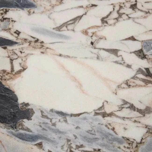 Close-up of Matt Ocean Marble texture used in GlobeWest Elsie Bedside top detail.