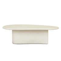 Petra Curve Coffee Table - Ivory