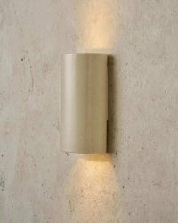 Robert Gordon Interiors Wall Sconce Robert Gordon Curve Ceramic Wall Light - Olive