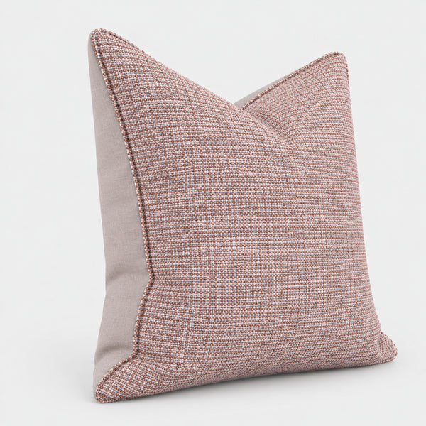 norsu STUDIO - Forma Collection - Aura Reversible Cushion, Terracotta & Lilac