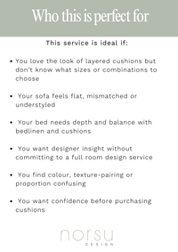 norsu DESIGN edit - Cushion packages