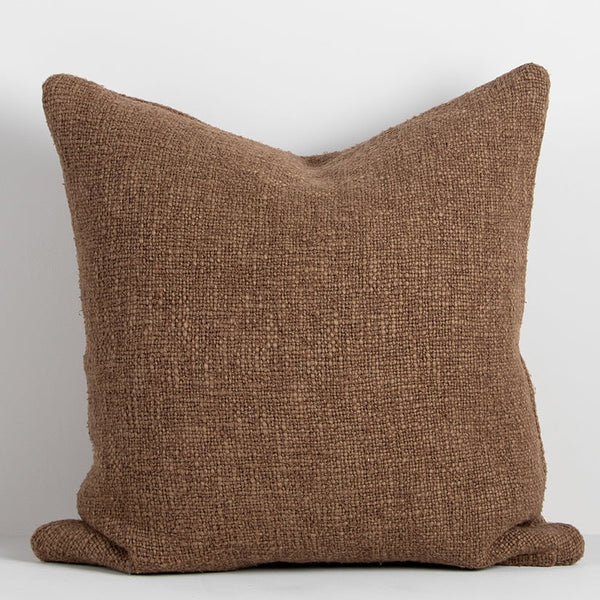 Baya Cyprian cushion in cocoa | Norsu Interiors