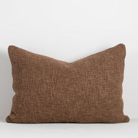 Baya Cyprian oblong cushion in cocoa, 40 x 60cm | Norsu Interiors