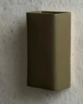 Robert Gordon Box Ceramic Wall Light - Olive
