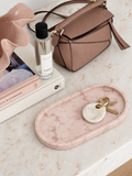 norsu STUDIO, Oval Marble Tray – Blush