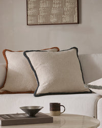Baya Darcy Cushion - Cloudburst