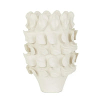 GlobeWest Forme Hyacinth Vase - Ivory