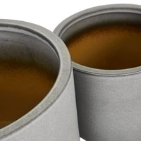 GlobeWest Hanson Noa Set of 2 Planter - Blue Grey