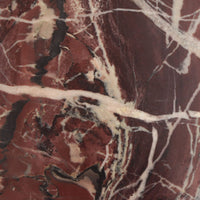 GlobeWest Rufus Stratum Vase Large - Carmine Marble
