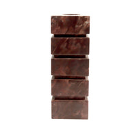 GlobeWest Rufus Stratum Vase Large - Carmine Marble