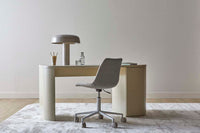 GlobeWest Orson Round Desk - styled office setting