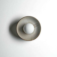 Robert Gordon Dish Wall Sconce in Saltbush, front on | Norsu Interiors