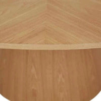 Globe West Dining Tables Globe West Classique Round Dining Table, Natural Ash
