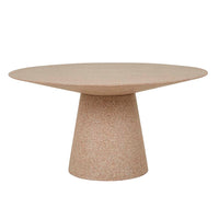 GlobeWest Livorno Round Dining Table (Indoor/Outdoor) - Terracotta Speckle
