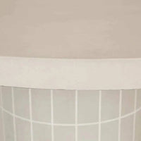 Globe West Coffee Tables Globe West Seville Tile Round Dining Table, Pearl White