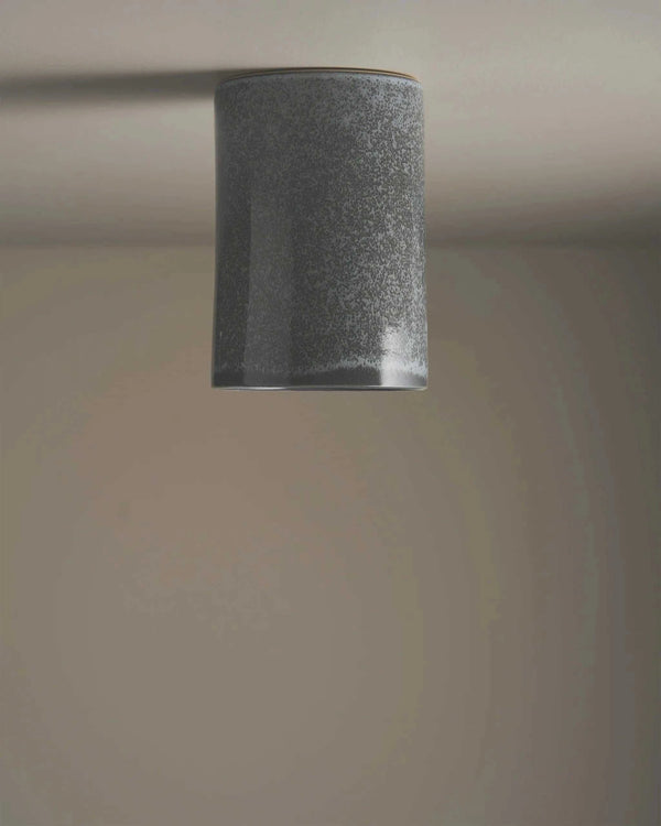 Robert Gordon Tall Cylinder ceiling light, storm | Norsu Interiors