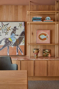 Marcia Priestley Limited Edition Fine Art Canvas Print - The Rider + Saffron
