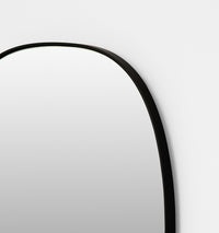 Middle of Nowhere Ebb Mirror, Black, 60 x 115cm - corner detail