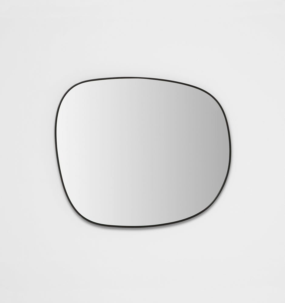 Middle of Nowhere Ebb Mirror, Black, 60 x 70cm - alternate hanging direction
