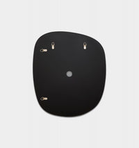 Middle of Nowhere Ebb Mirror, Black, 60 x 70cm - reverse showing fixings