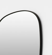 Middle of Nowhere Ebb Mirror, Black, 60 x 70cm - corner detail