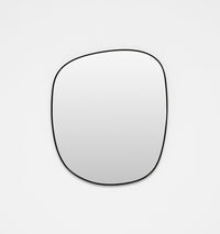Middle of Nowhere Ebb Mirror, Black, 60 x 70cm | Norsu Interiors