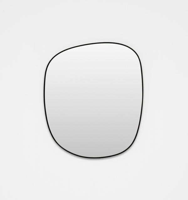 Middle of Nowhere Ebb Mirror, Black, 60 x 70cm | Norsu Interiors