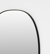 Middle of Nowhere Ebb Mirror, Black, 80 x 150cm - corner detail
