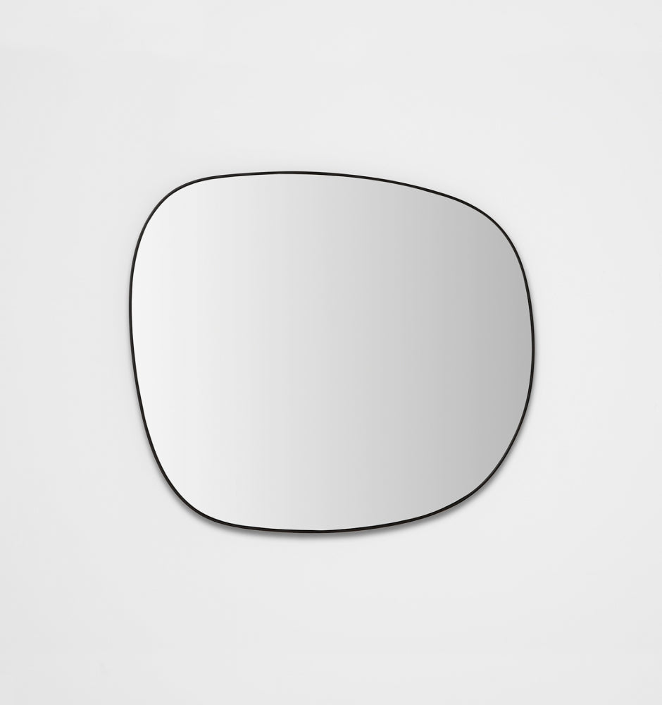 Middle of Nowhere Ebb Mirror, Black, 80 x 90cm - alternate hanging direction