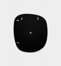 Middle of Nowhere Ebb Mirror, Black, 80 x 90cm - reverse showing fixings