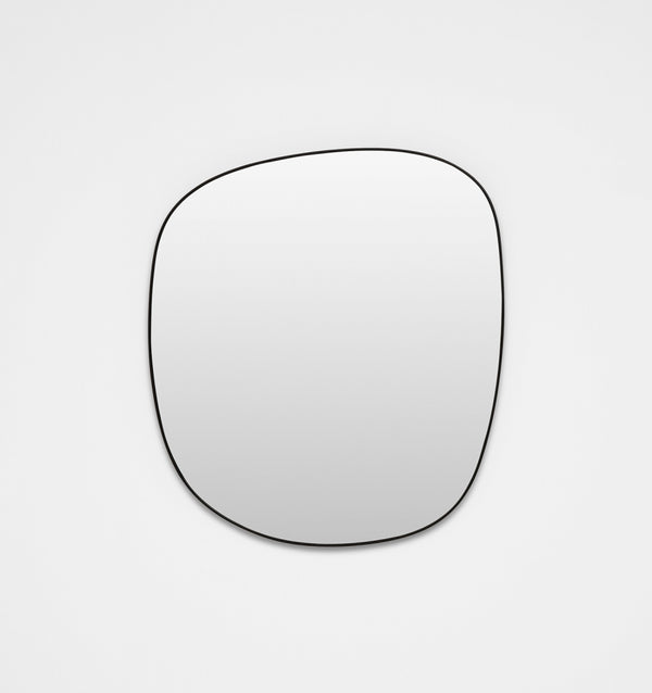 Middle of Nowhere Ebb Mirror, Black, 80 x 90cm | Norsu Interiors