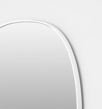 Middle of Nowhere Ebb Mirror, Bright White, 60 x 115cm - corner detail