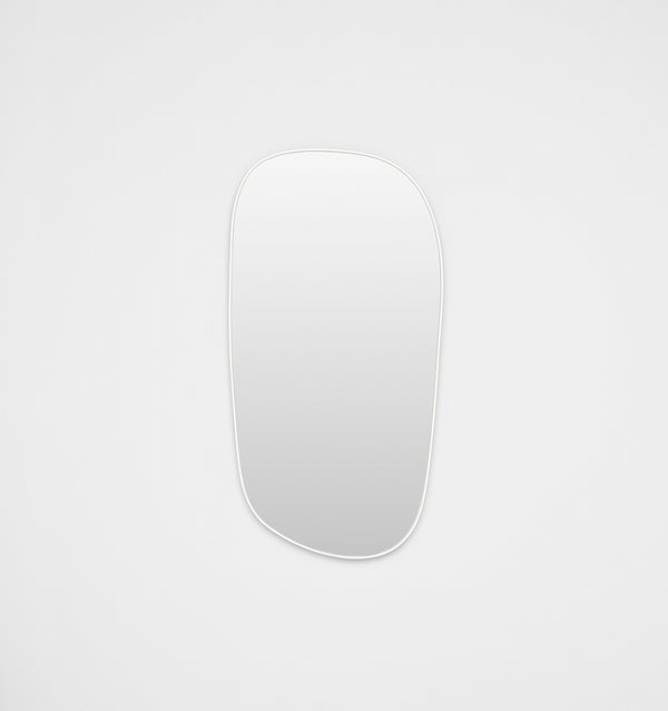 Middle of Nowhere Ebb Mirror, Bright White, 60 x 115cm | Norsu Interiors