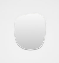 Middle of Nowhere Ebb Mirror, Bright White, 60 x 70cm | Norsu Interiors