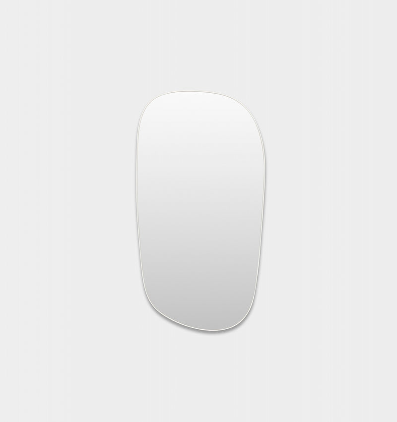 Middle of Nowhere Ebb Mirror, Bright White, 80 x 150cm | Norsu Interiors