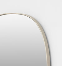 Middle of Nowhere Ebb Mirror, Sand, 60 x 115cm - corner detail