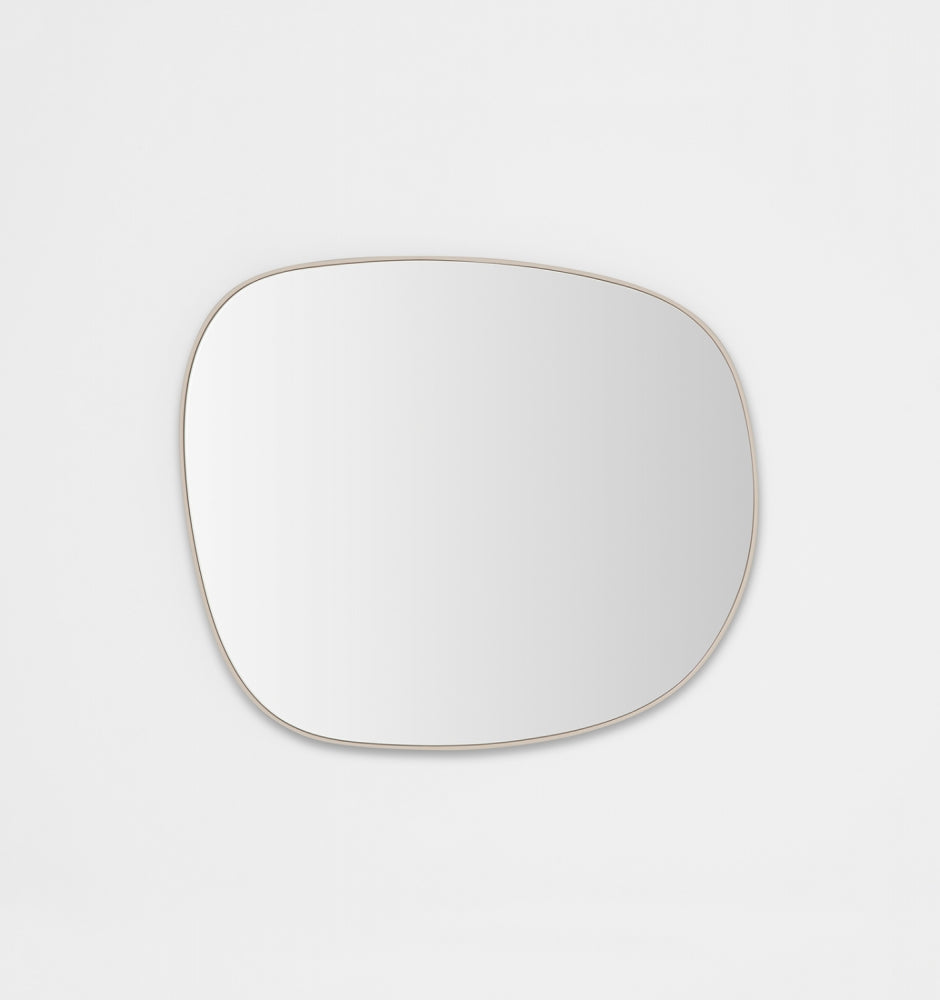 Middle of Nowhere Ebb Mirror, Sand, 60 x 70cm - alternate hanging direction